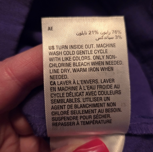 INC International Concepts Purple Shorts NWT - Picture 9 of 9